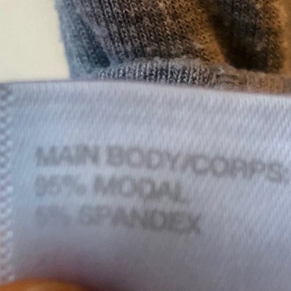 Zella Oversized Grey Long Sleeve Yoga Athleisure Top - Picture 8 of 9